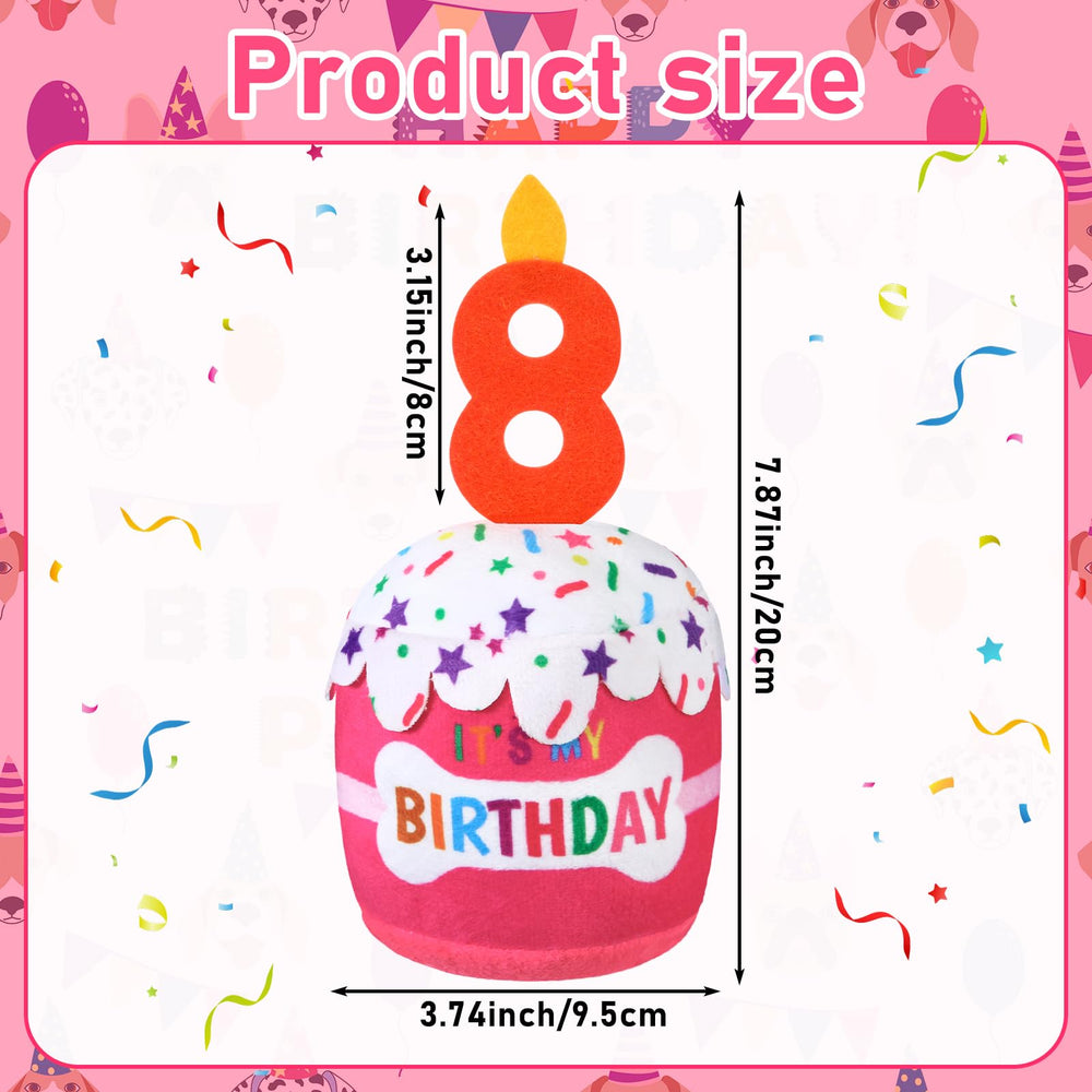 Dansydaisy diseño tridimensional de torta para perro, tema de celebración.