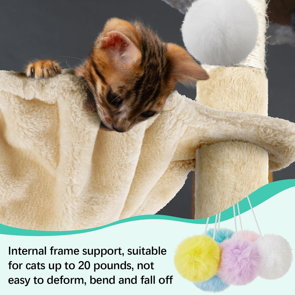 Hamaca Dansydaisy de 14,6 pulgadas, resistente para gatos de hasta 20 libras.