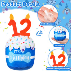 Dansydaisy juguete peluche ladrido crema, suave y duradero para juego.