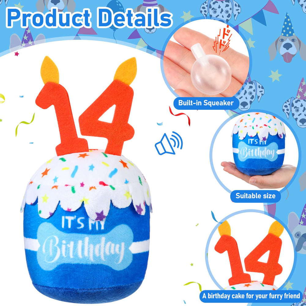 Dansydaisy juguete-peluche-sonajero-perro-azul: peluche sonoro para juego y distracciones en casa.