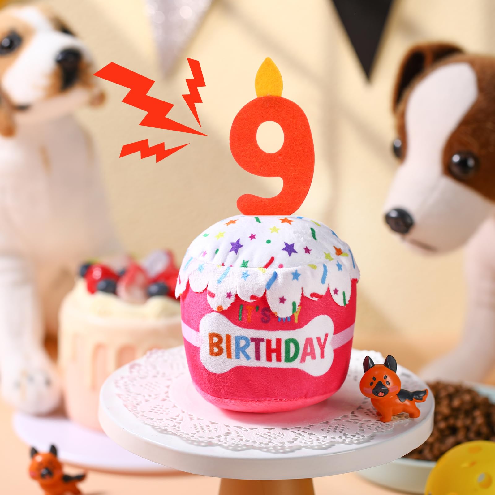Dansydaisy juguete para perros con juego prolongado y limpieza suave.