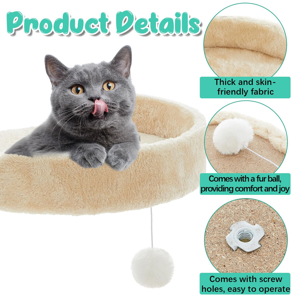 Dansydaisy juguete pompón para árbol de gato, entretenimiento suave.