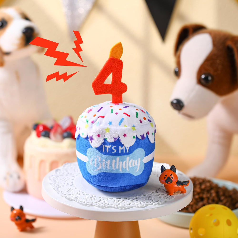 Dansydaisy juguete-regalo-fiesta-perro-azul, regalo creativo para fiestas y fotos