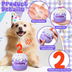 Dansydaisy pastel 3D para perro, decorativo y divertido en celebraciones.