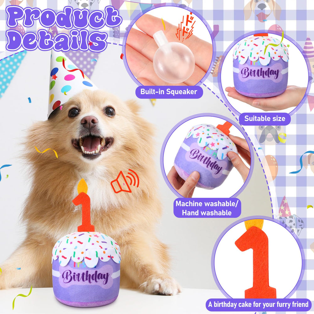 Dansydaisy peluche púrpura suave para juego diario.