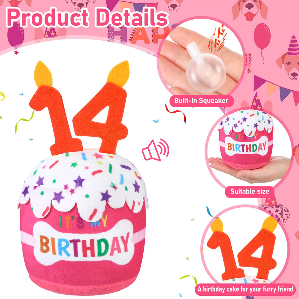Dansydaisy peluche sonoro torta, ideal para juego y masticación.
