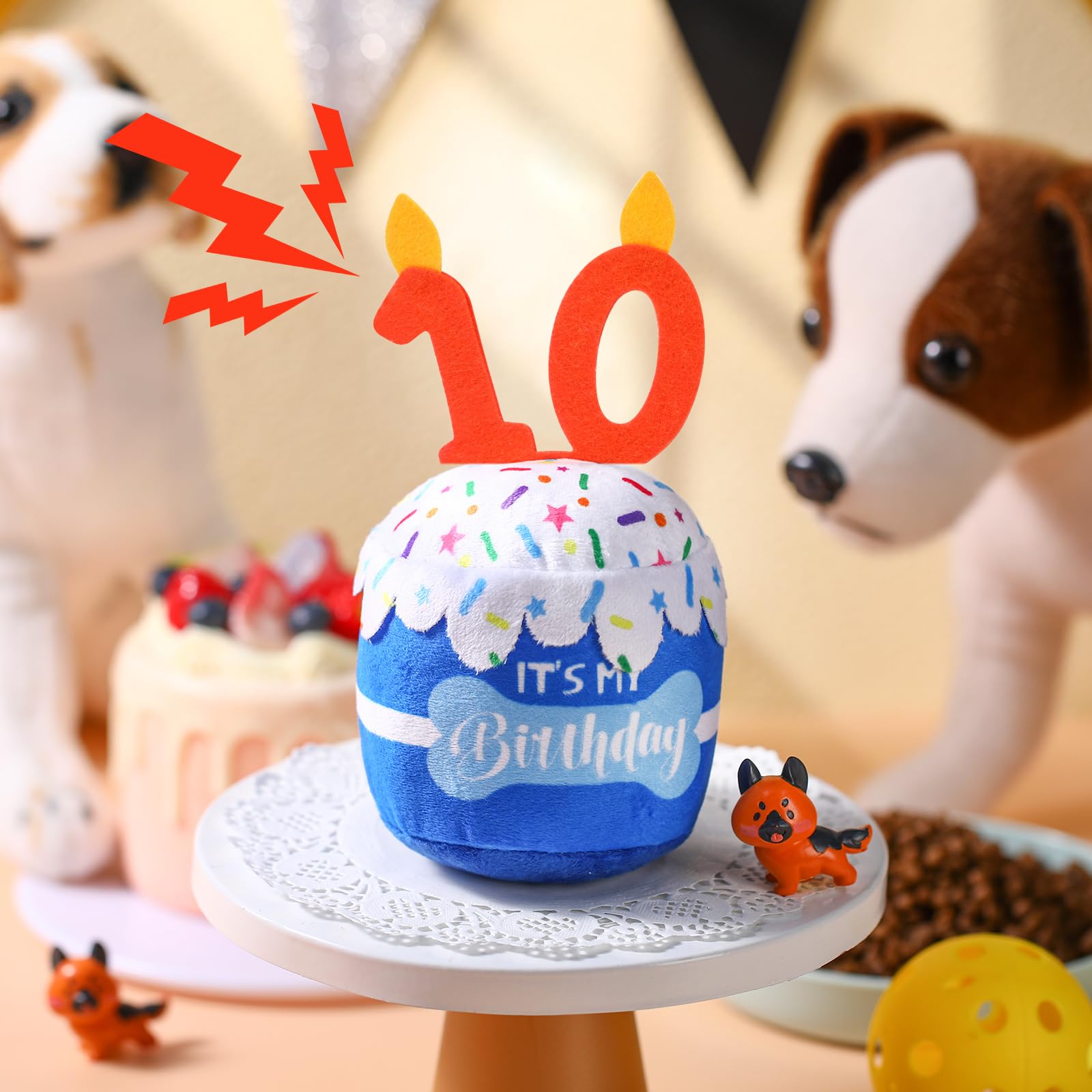 Dansydaisy regalo-fiestas-perro, perfecto para celebraciones y fotos.