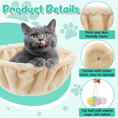 Conjunto de hamacas Dansydaisy 3 unidades, ideal para múltiples gatos.
