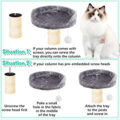 Dansydaisy tornillo M8 incluido, montaje sencillo para arbol-gato