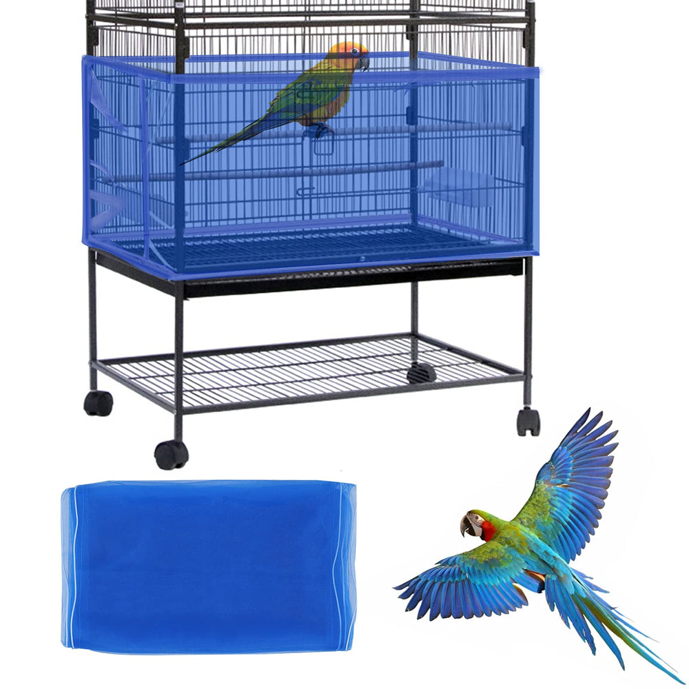 Daoeny cobertor-jaula-aves-azul protege la jaula y reduce polvo