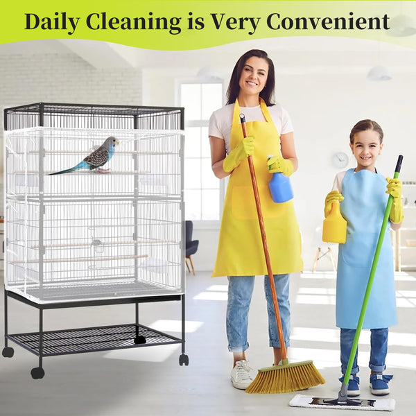 Daoeny jaulas compatibles para loros, periquitos y otras aves.
