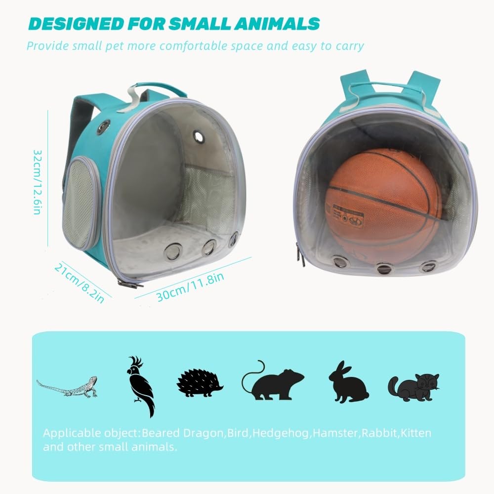 Dasunzye mochila grande para pequeños animales, ideal para conejos y cobayas durante salidas