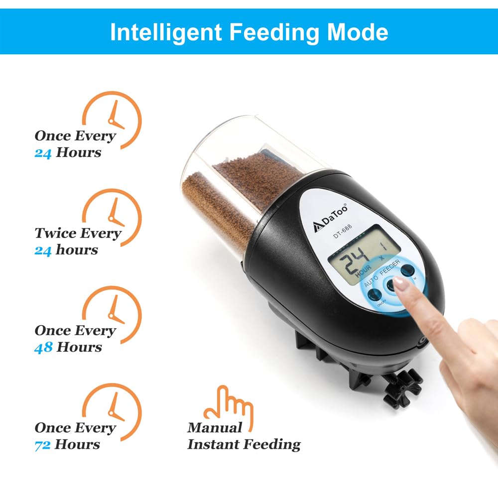 DaToo ofrece modos de alimentación para adaptarse a tus peces.
