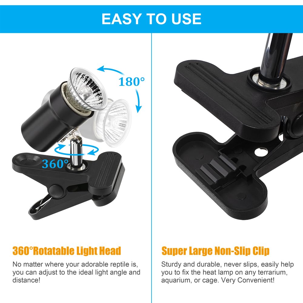 DaToo compatible con casquillo E27 para diversas bombillas.