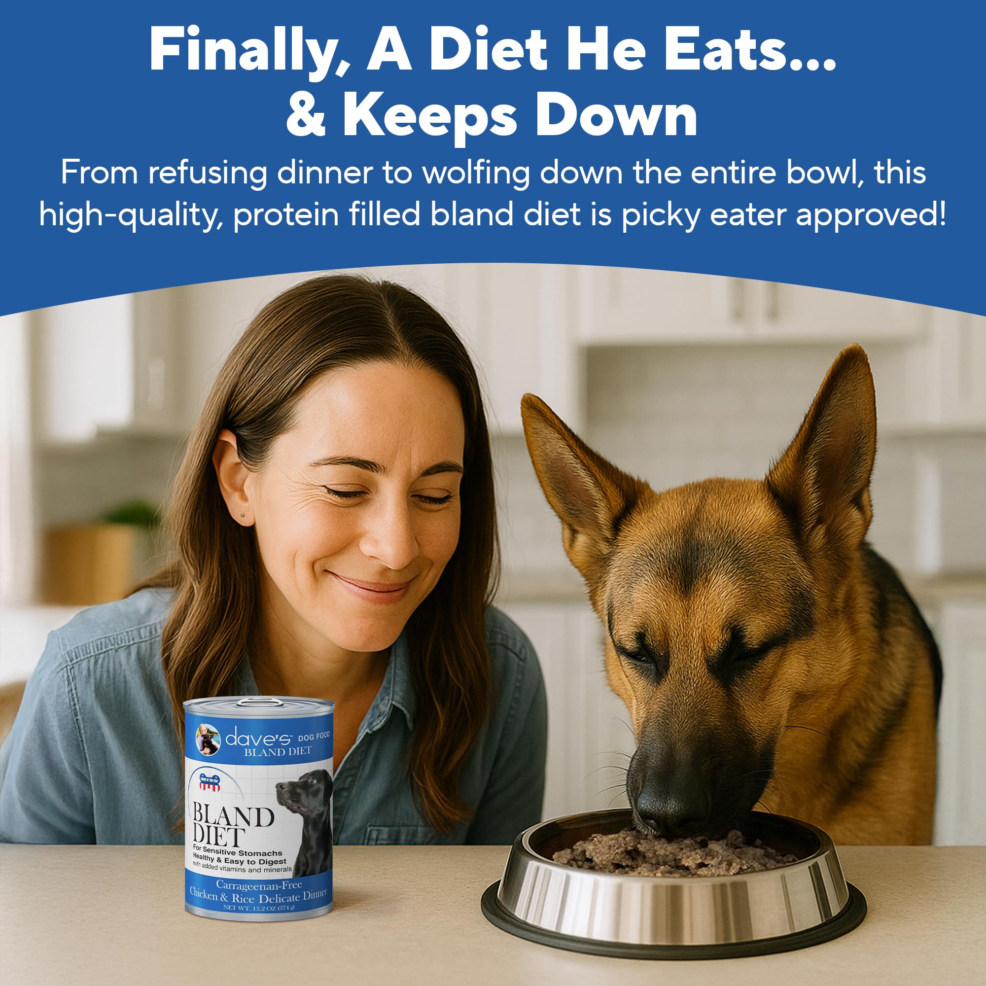 Transición suave para perros con digestión sensible.