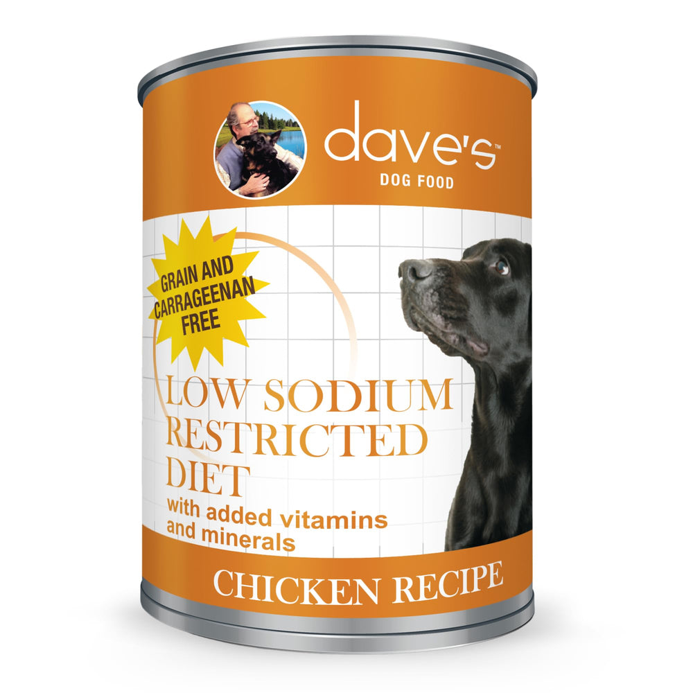 Dave's Pet Food caso de 12 latas de paté de pollo