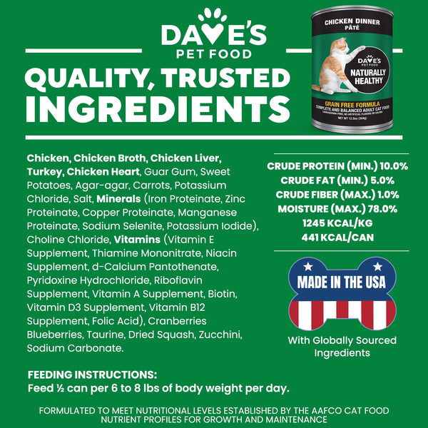 Cierre hermético de la lata de Dave's Pet Food, frescura asegurada
