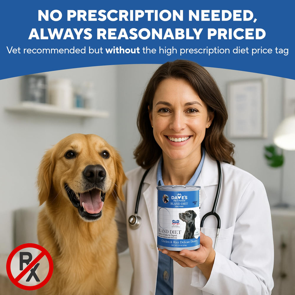 Dave's Pet Food dieta blanda estomago sensible, apoyo natural para perros
