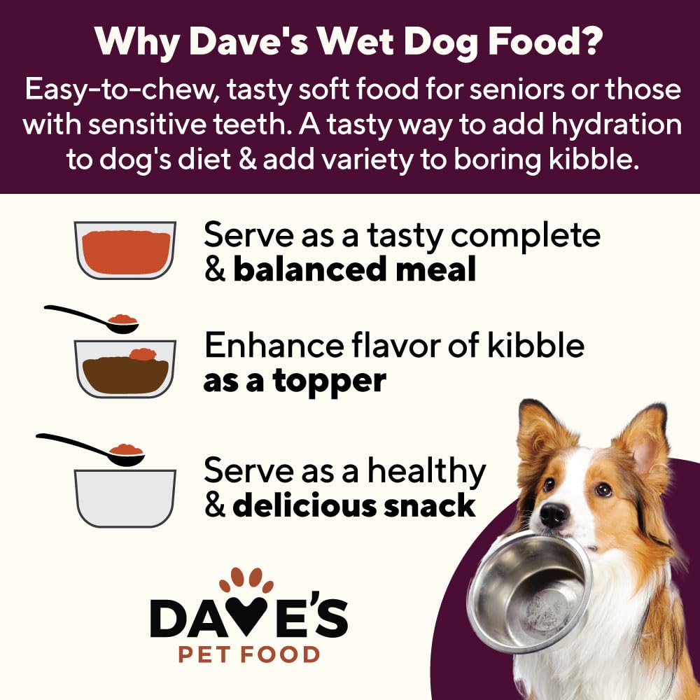 Dave's Pet Food Glucosamina Condroitina: opción senior para articulaciones y confort diario.