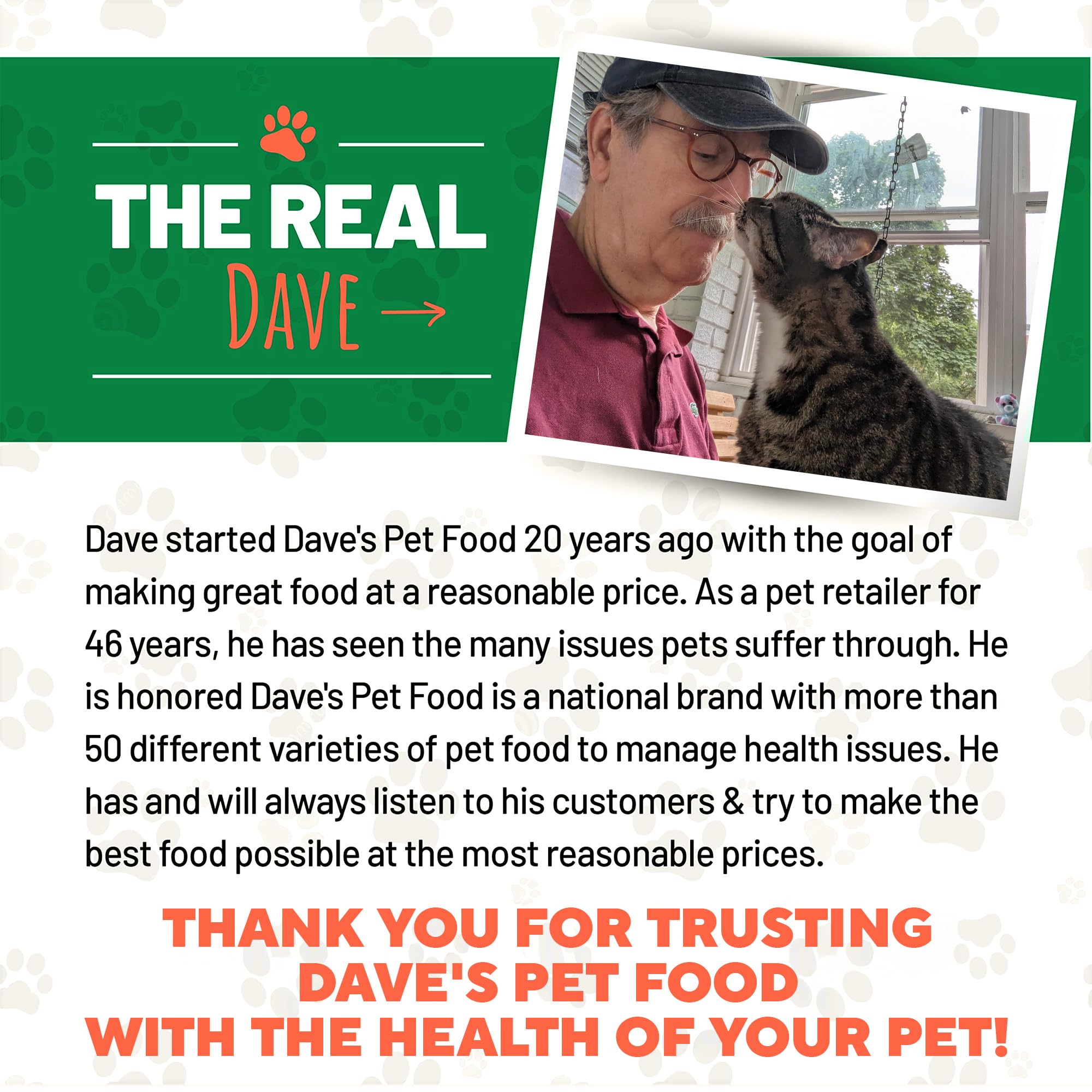 Presentación en pack respetuosa con el ambiente de Dave's Pet Food