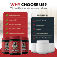 Daybreak Nutrition cuchara de polvo para articulaciones, dosis diaria.