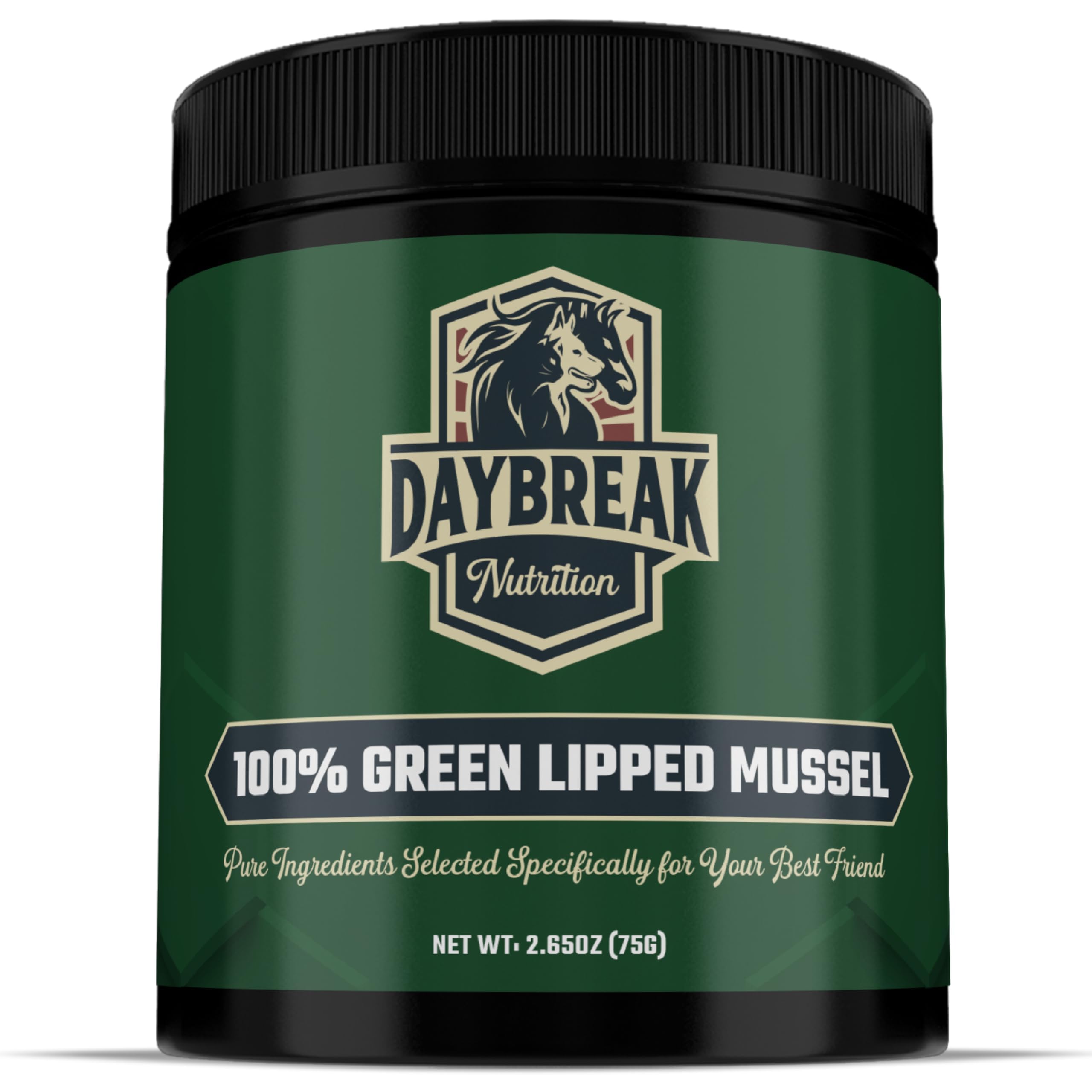 Polvo de mejillón verde NZ Daybreak Nutrition para articulaciones.