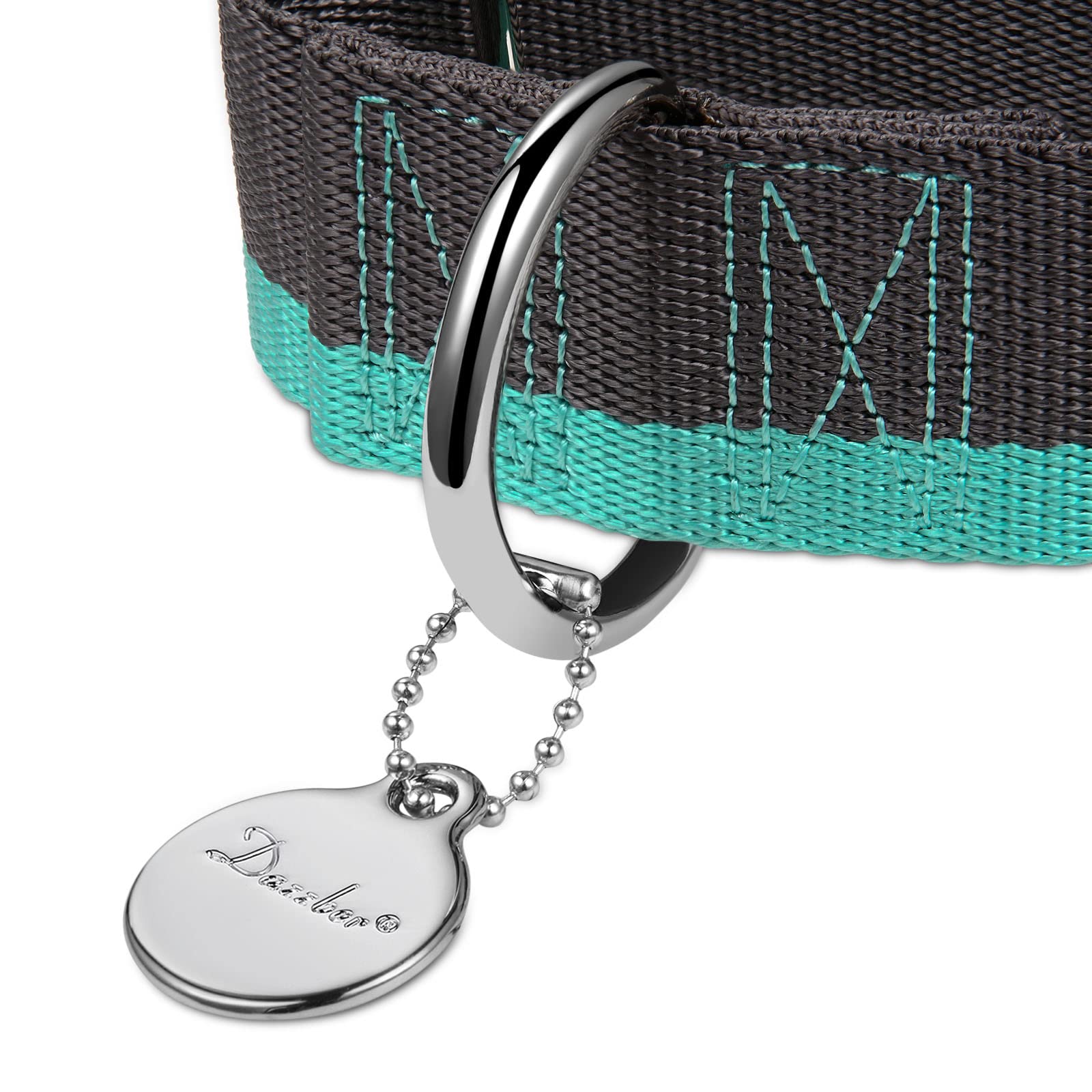 Dazzber collar martingala con herrajes de aluminio y acero duraderos
