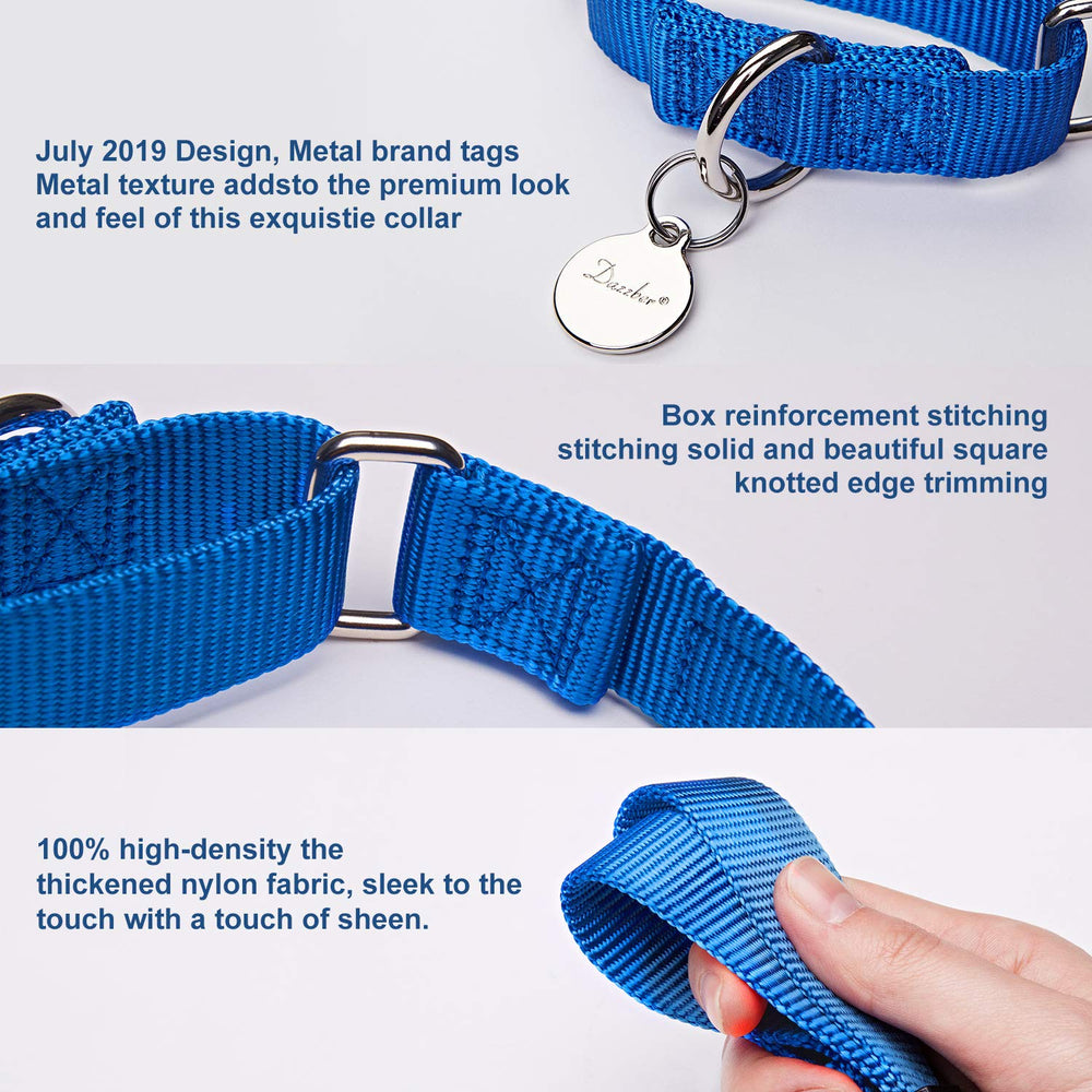Dazzber collar martingale lavable en frío para limpieza fácil.