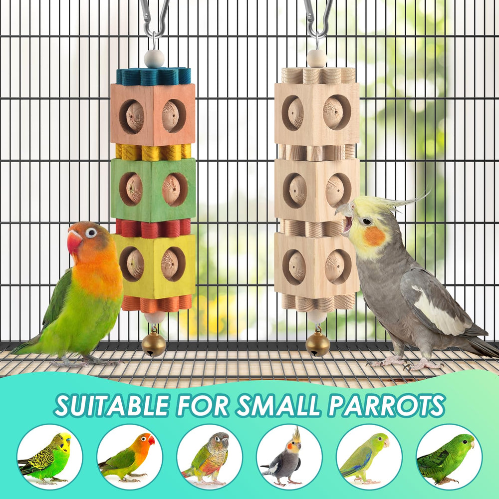 DBNESS Juguete para aves: mantiene aves activas con juego diario y exploración segura