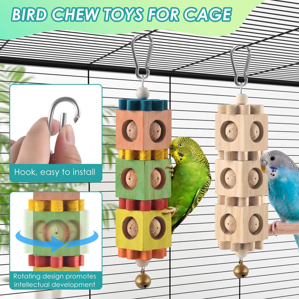 DBNESS Juguete para aves: campana de metal que añade sonido atractivo