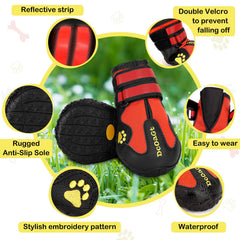 DcOaGt botas impermeables para perro grande, mantienen patitas secas.