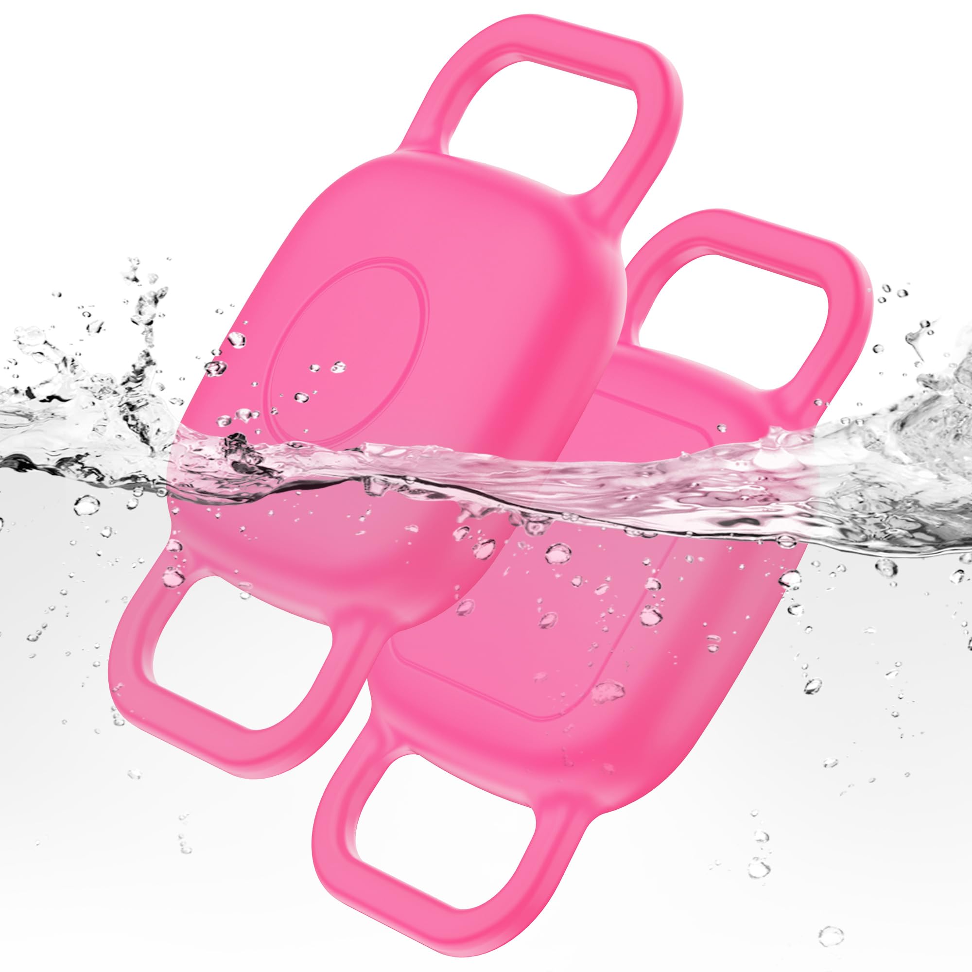 DDJ funda silicona para Tile Mate 2024 en rosa, protección frente a golpes