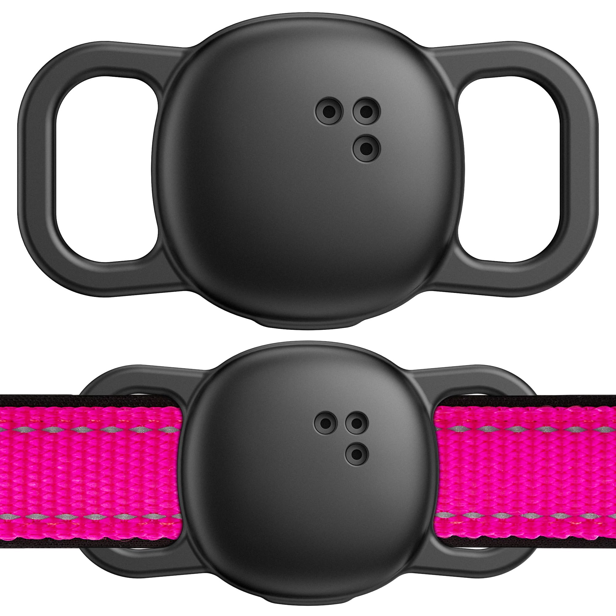 DDJ Life360 Sticker en collar de mascota con funda silicona