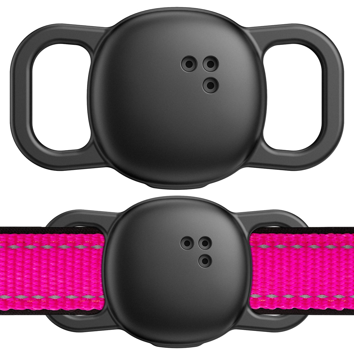 DDJ Life360 Sticker en collar de mascota con funda silicona