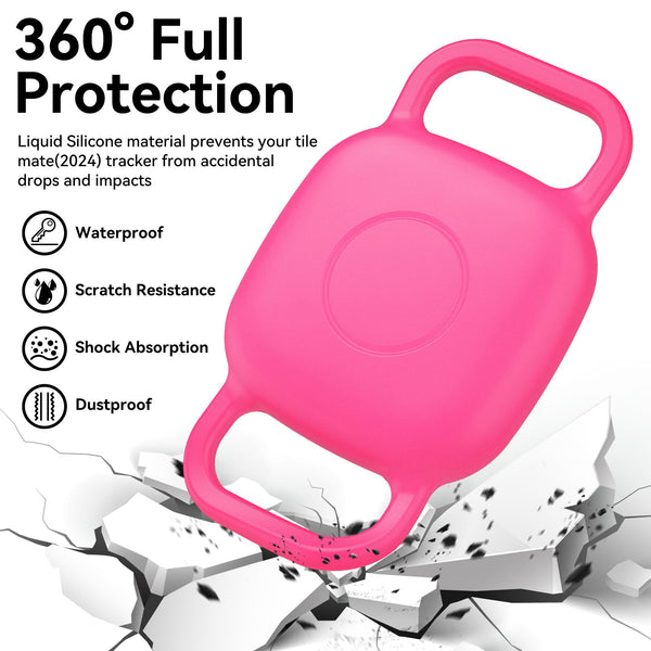 Sistema de fijación anti mordida DDJ, rosa, collar estable