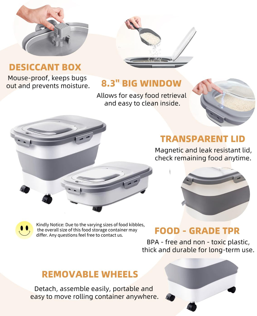 DDMOMMY dimensiones plegables y compactas para almacenamiento