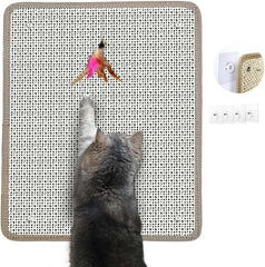 Deapher rascador de uñas para gatos con sisal, limando uñas naturalmente.