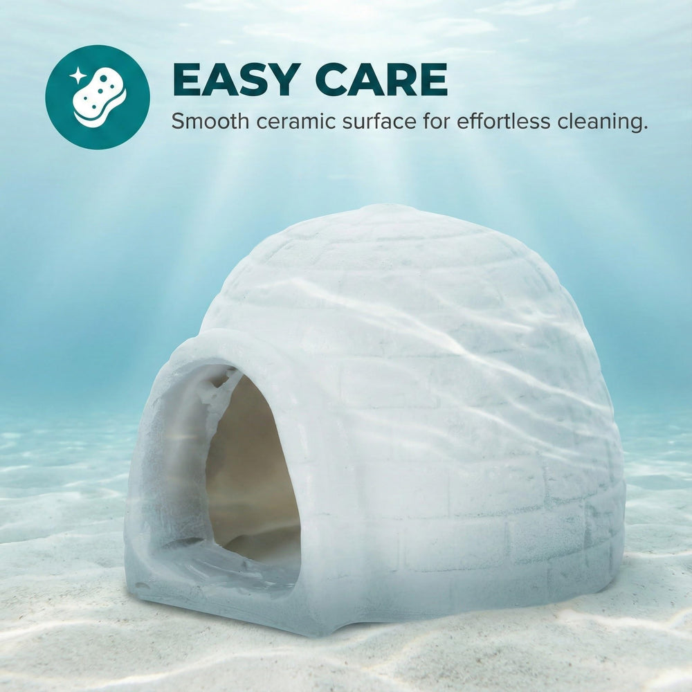 DEARMAMY casa hielo acuario, crea escondites para crías y mejora la apariencia.