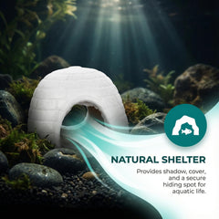 DEARMAMY juguete iglu miniatura, ideal para micro paisajes y estímulo visual.