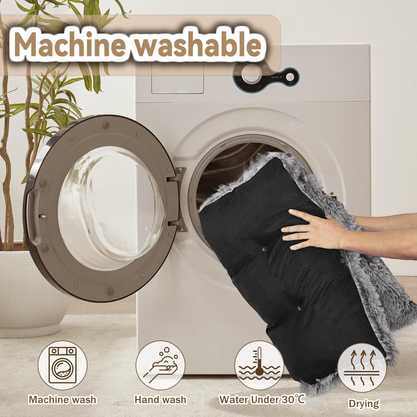 DEBANG HOME cama para perros, numerosas tallas para acomodar perros pequeños a grandes.