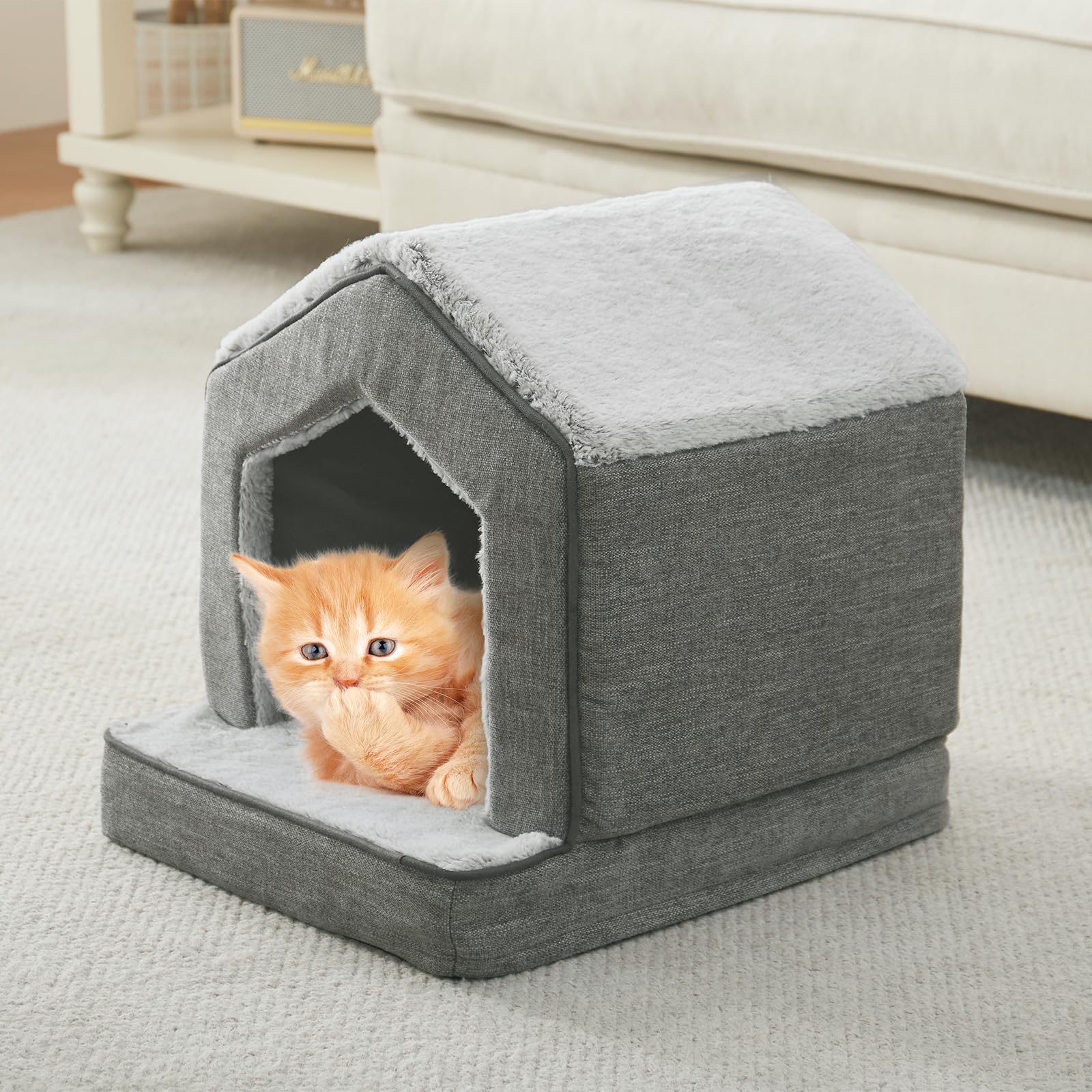 DEBANG HOME tamaño 18x15x17 pulgadas ofrece amplio espacio para moverse