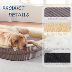 DEBANG HOME funda lavable con forro Sherpa cálido y cómodo.
