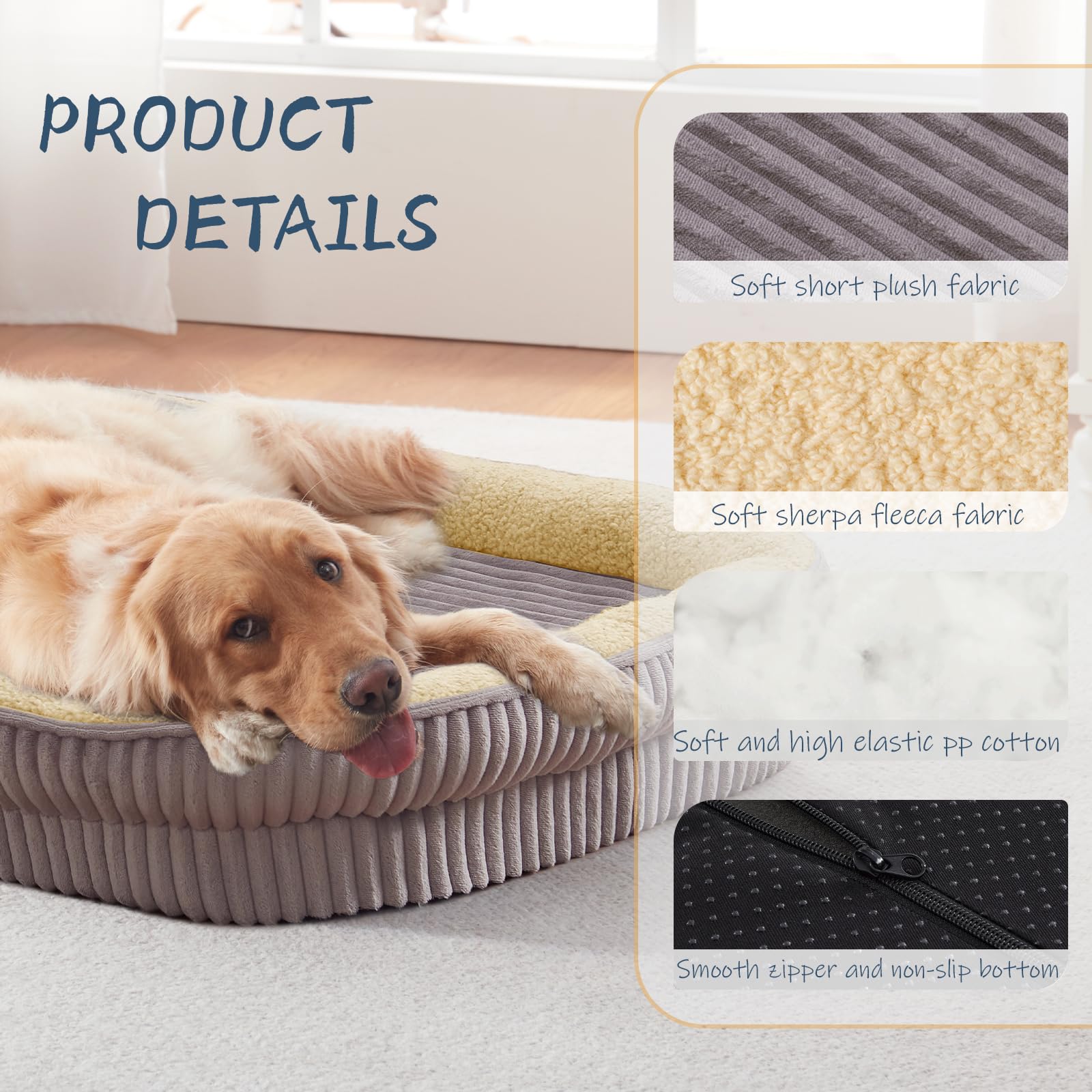 DEBANG HOME funda lavable y desmontable para limpieza rápida