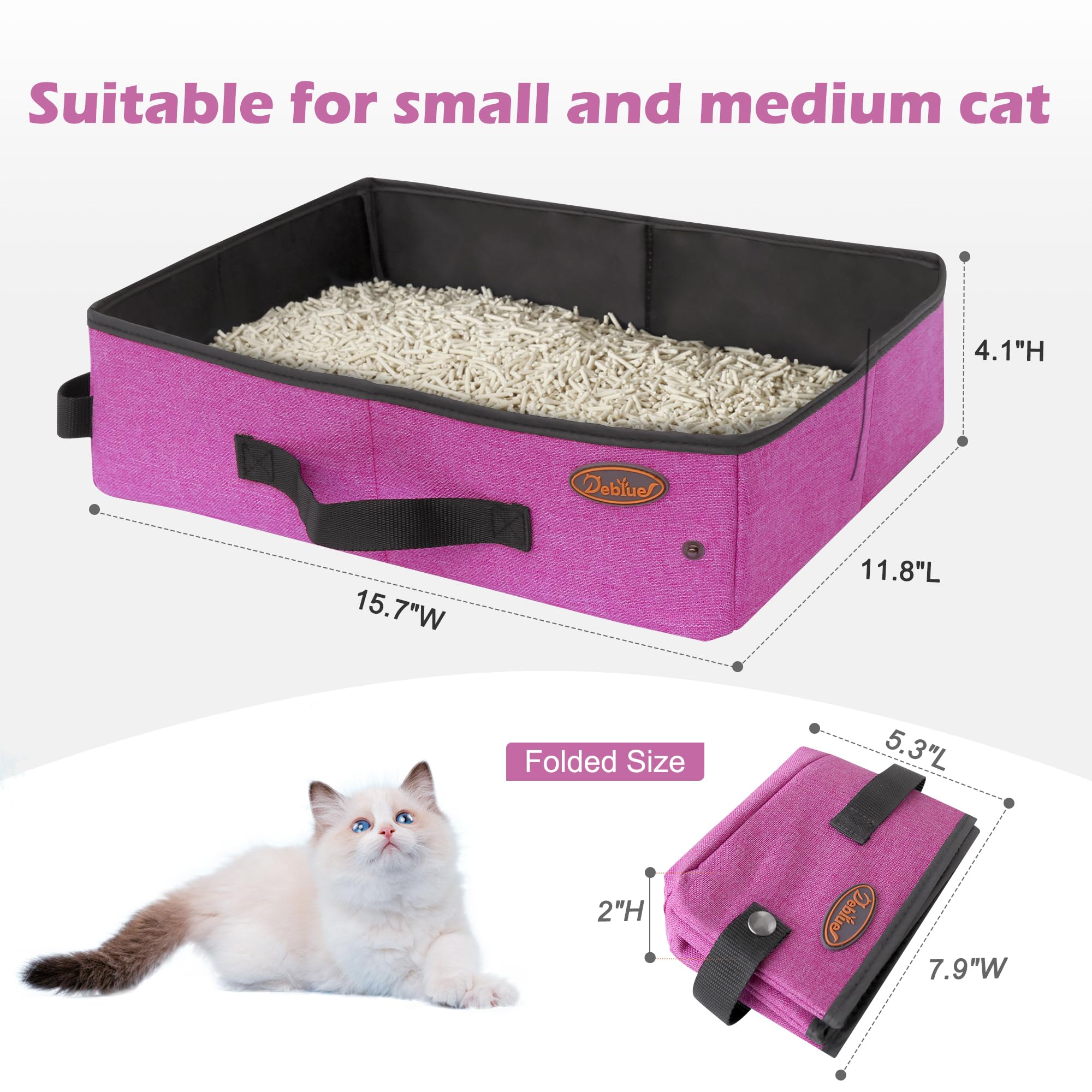 Deblue caja arena multiusos para gato, funciona como cama o bolsa.