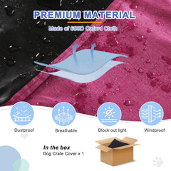 Deblue cubierta para jaula con tela tipo oxford resistente al agua para mayor durabilidad.