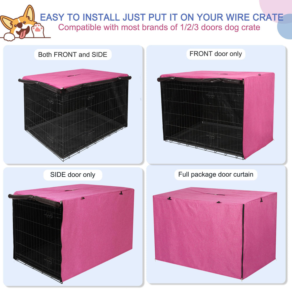 Deblue diseño con paneles de cremallera para jaulas con varias puertas.