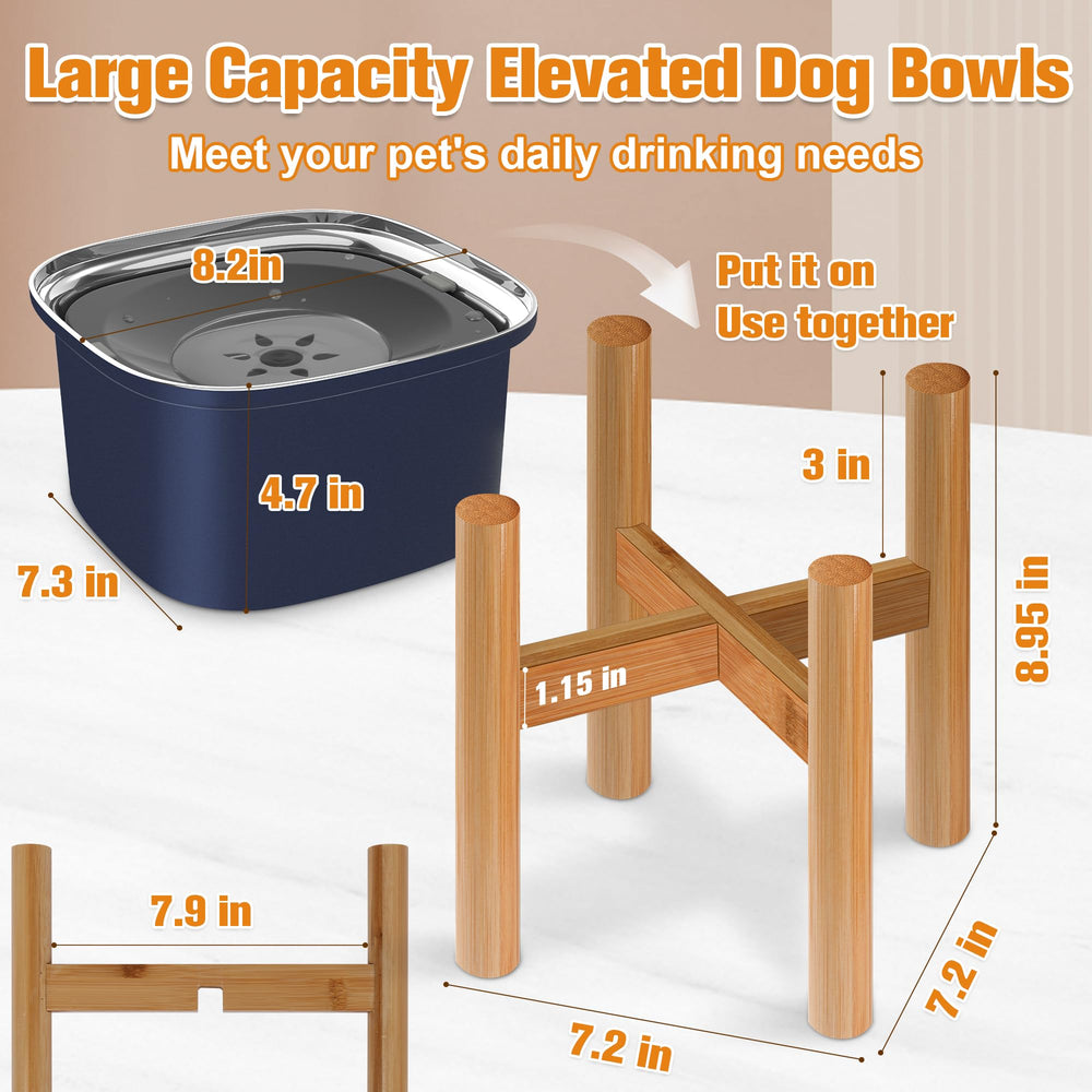 Decflow soporte alto para perros, postura cómoda al beber