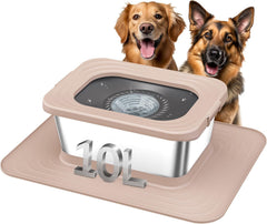 Decflow tazón de agua para perros de 10L, ideal para razas grandes.