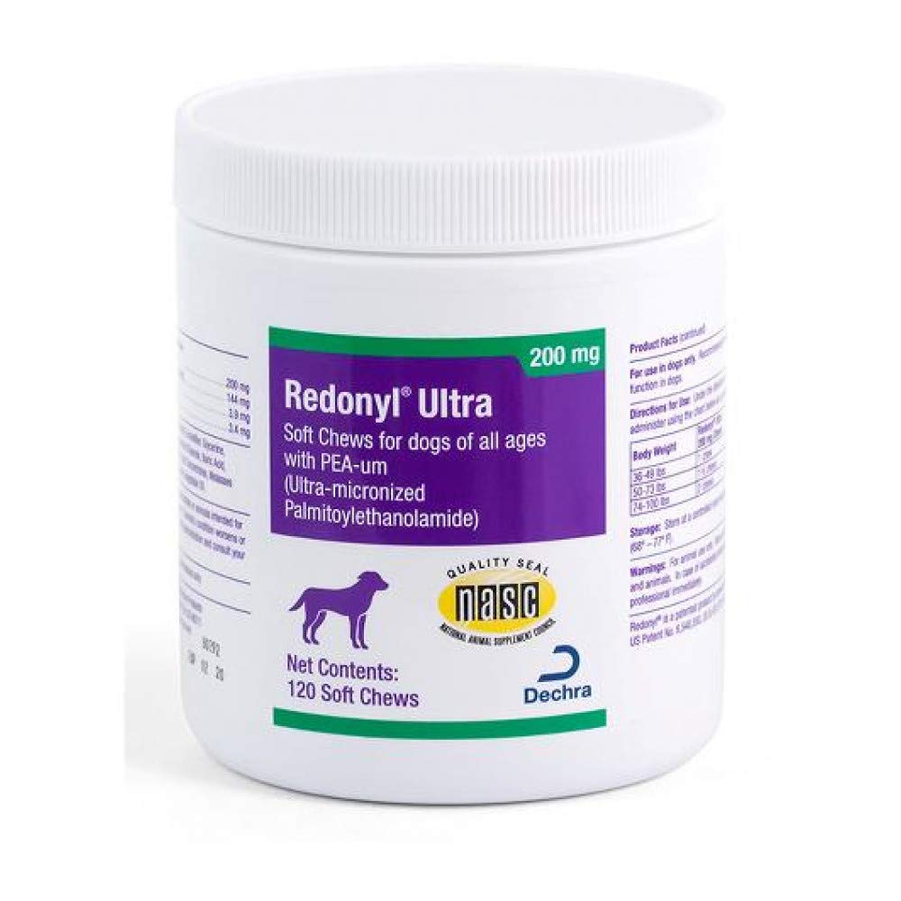 Dechra Redonyl Ultra, botella, apoya la piel de perros con alergias estacionales.