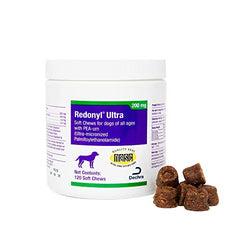 Dechra Redonyl Ultra, etiqueta con fórmula hipoalergénica para perros sensibles.